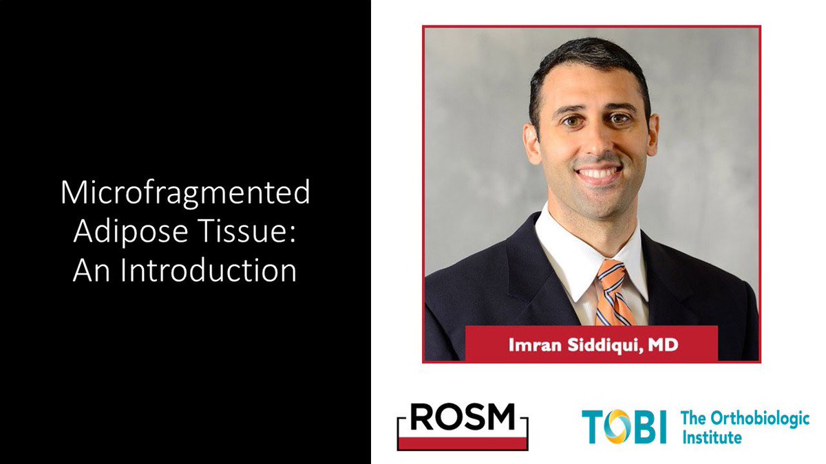 Lipogems1's tweet photo. Dr. Imran Siddiqui from ROSM leading the way at the TOBI Orthobiologics conference! #fatiswhereitsat #orthopedics #sportsmedicine @ROSMROCKS https://t.co/64MUzlePvP