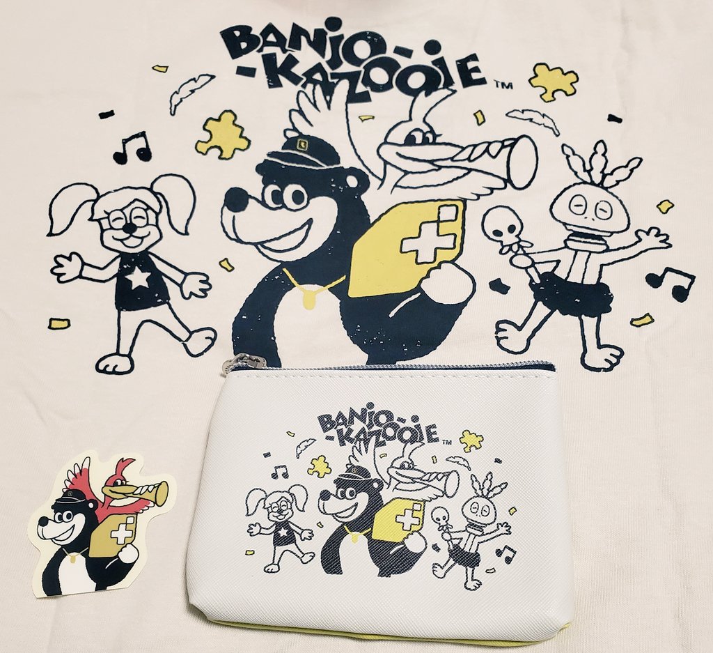 Fangamer Japan 5周年記念のバンカズTシャツとポーチが届きました。
3年前のスマブラ参戦以降、バンカズのグッズを沢山出してくれてありがとうございます! 