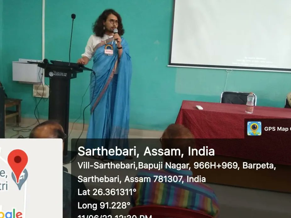 AkamFoundation's tweet photo. Gender awareness session at Bapujee College, Nalbari. This session was facilitated by Rituparna from Drishti, Milin from Anajoree, Shivalal from Xomonnoy. 

Kudos to Department of English, Bapujee College and Dr. Mukul Sharma (faculty member) for organizing this event. https://t.co/6GTPqYzZki
