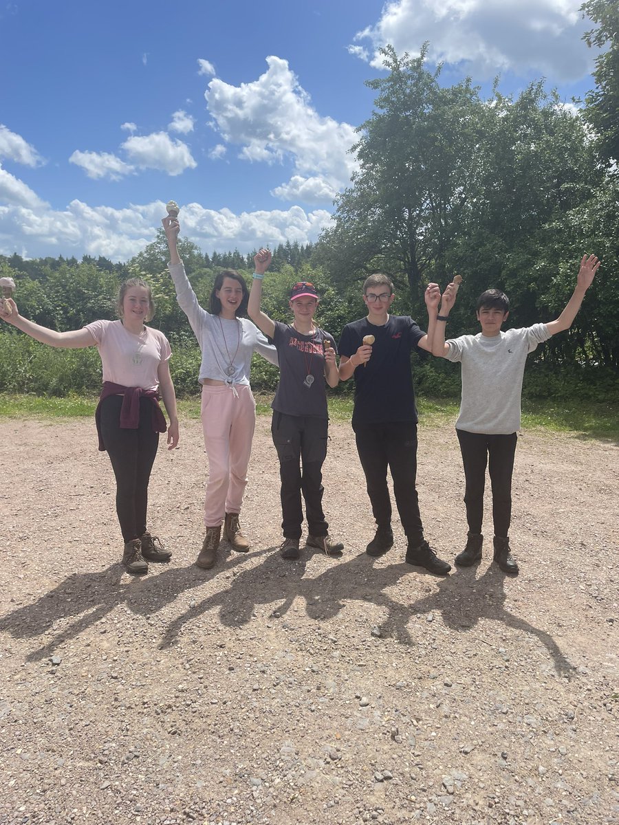 OBHSDofE's tweet photo. They have finished!! Ice creams as a post expedition treat. So so proud of this great team of students. Silver assessed expedition ✅ https://t.co/g1Ho2YYnkU