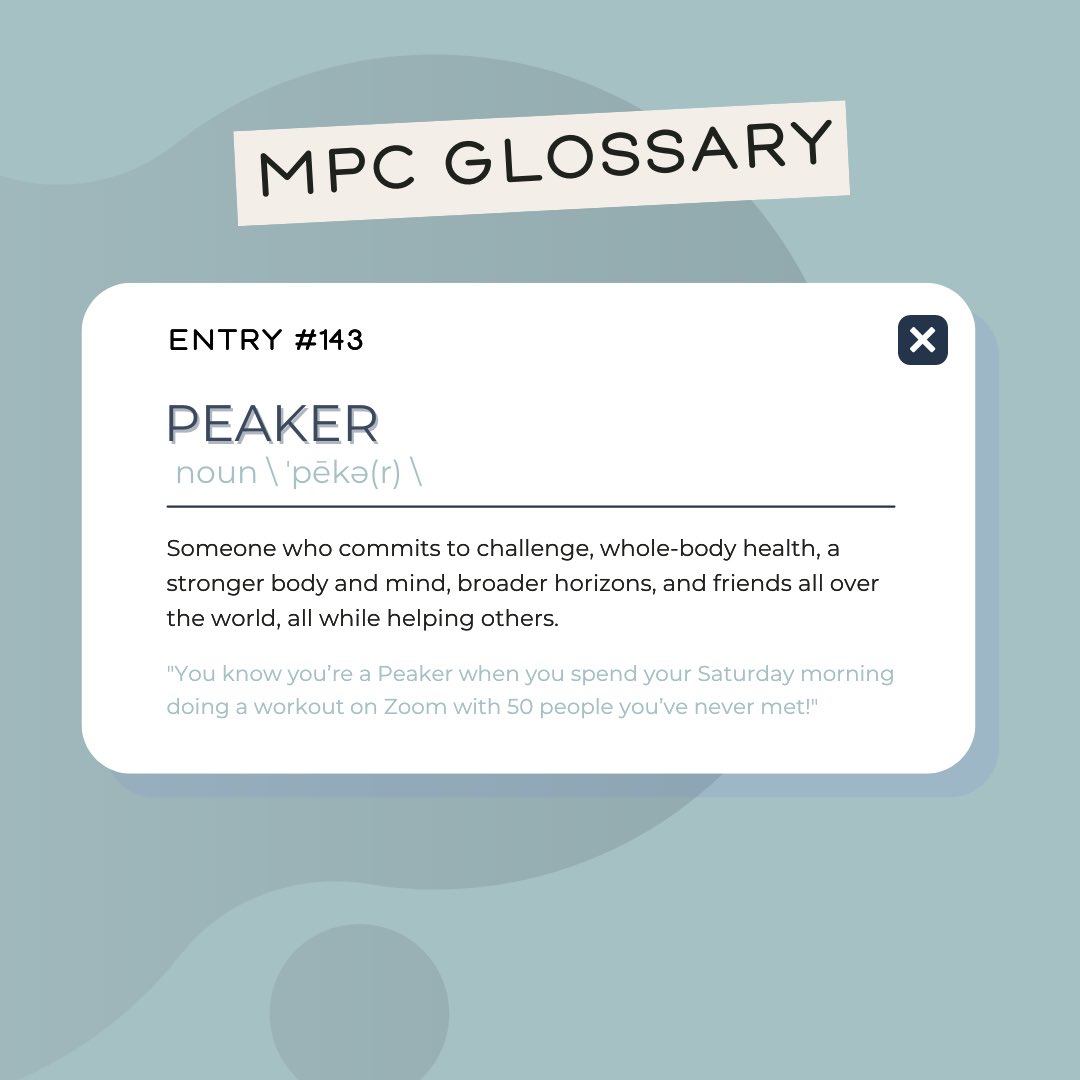 #MPCGlossary Entry #143 📝 

#MPC2022 #MPC
#MyPeakChallenge
#SamHeughan