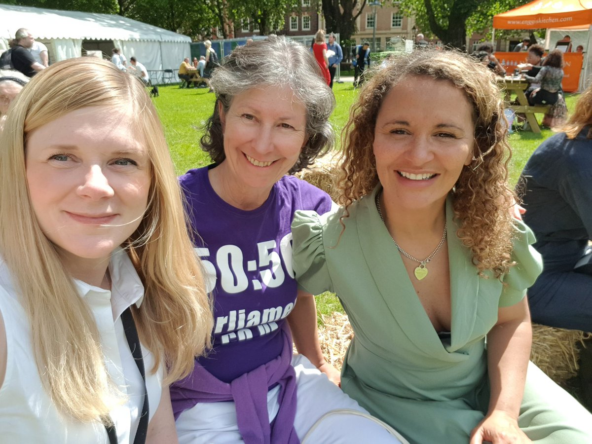 Hanging out with #PoliticalWomen @CHazelgrove & @JessieJoeJacobs 
at #BigTentBristol22 @BigTentIdeas @radixdlt 
Thanks for supporting #5050Parliament ❤
Here to help women progress in politics
Please JOIN US AT 👉5050Parliament.co.uk