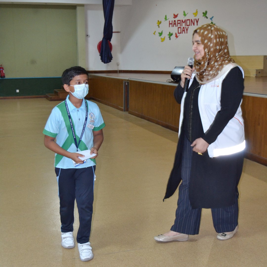 happinessjssps's tweet photo. We extend our sincere thanks to Ms. Alia Alotoum Senior Environmental Research and Studies officer from the #DubaiMunicipality who enlightened students about #DMSAT1 launched by the #UAE @sureshbhojraj @bitesizeSDGs @MBRSpaceCentre #KDHA #CBSE https://t.co/UxELnStMwF