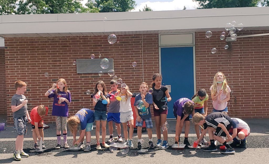 Happiness = Designing and building bubble wands on a beautiful Friday afternoon #zanenorthstars #stem #leap #collsedu