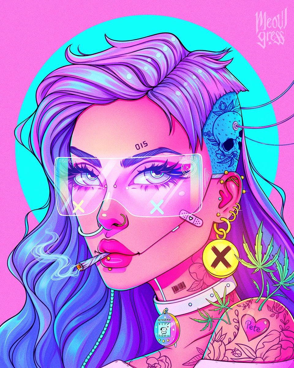 My tribute to <a href="/avril15NFT/">avril15 is probably a cult, right?</a> 💜
#Avril15fanart