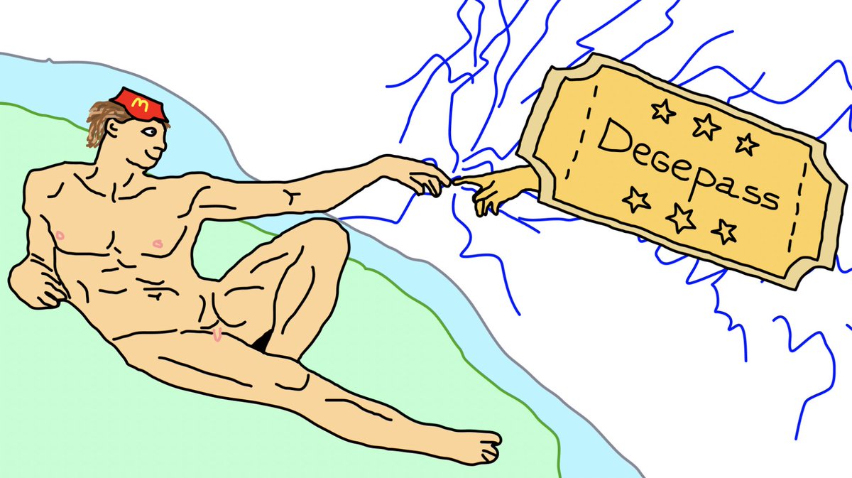 degespace's tweet image. FREE MINT VERY SOON!

All you need is DEGEPASS™.
To receive it for free show your PROOF OF DEGEN or PROOF OF REKT.

Let's go to the thread (1/5)

#FreeMint #Degen #Whitelisting
#SolanaNFT #SolanaGiveaways