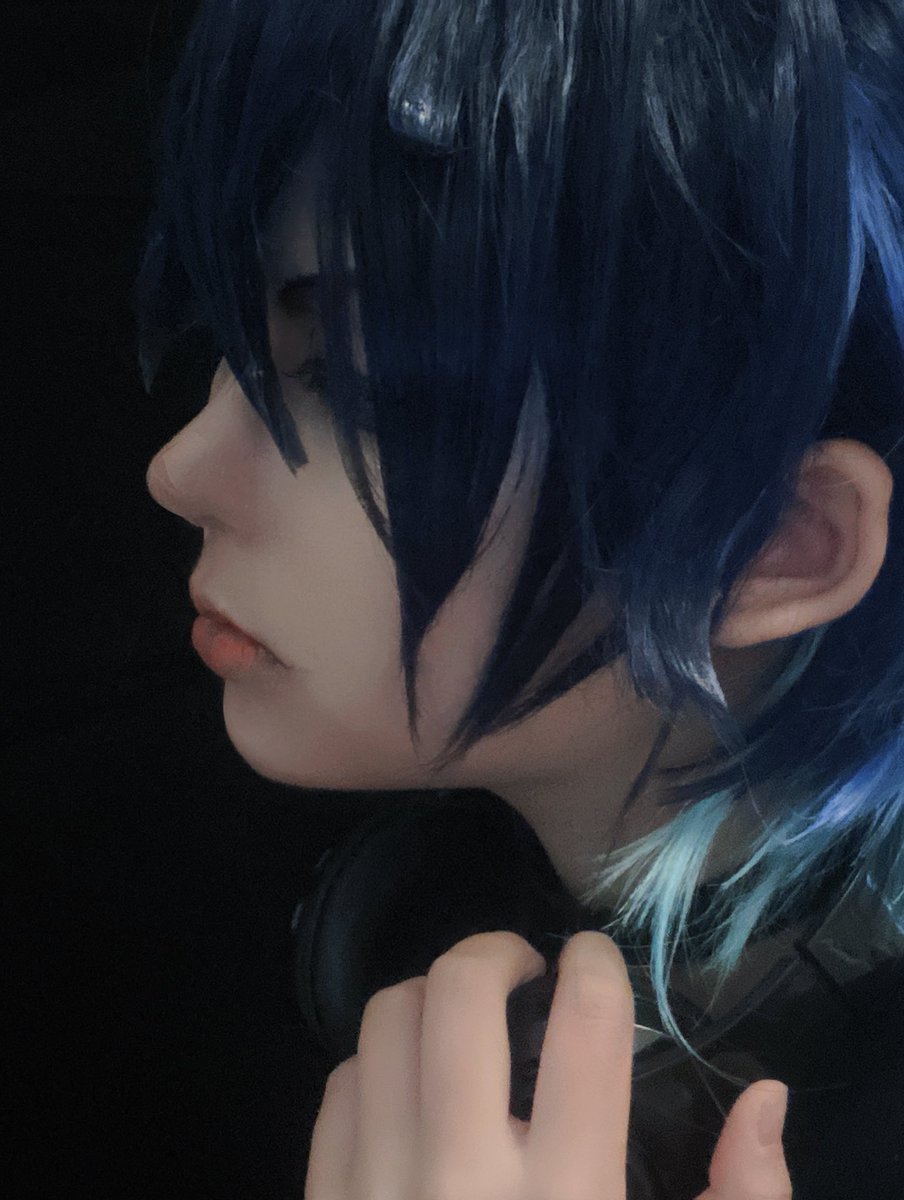 Alllllllef's tweet photo. 今天陪朋友生日cos的Yugo诶！💙💙👀我期待暑假可以拍正片！#AsumArt #YugoAsuma #Noctyx #cosplay https://t.co/C4tvKeo10P