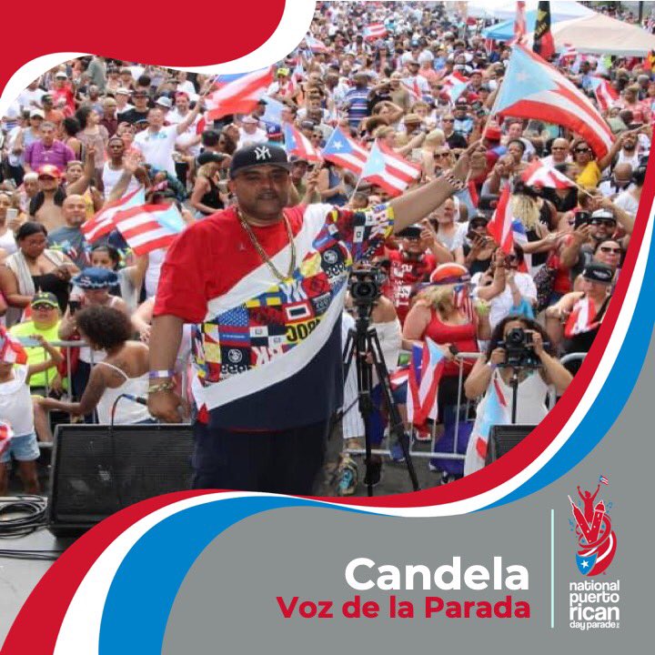 The #NPRDP recognizes Moises Joel Medina, the artist known as Candela, for gifting our community with his rendition of “Qué Bonita Bandera,” which has become a Parade anthem. We honor him with the unique title of “Voz de la Parada.” #PRParade #quebonitabandera #wepa
