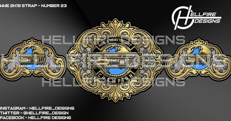 Hi everyone, here are a few custom design championships that were finished quite a while ago.
As always, let me know what you think!
#wrestling #iwgp #newjapanprowrestling #wwe2k20 #wwe2k19 #wwe #nxt #aew #ringofhonorwrestling
#roh #graphicdesign #championshipbelts
#championships