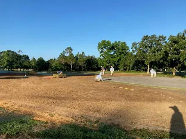 MoneyHill1's tweet photo. On the course with Jason Ward, CGCS // Golf Course Superintendent

We are continuing to make measurable progress and have started sodding the green surrounds.  First sprigs and sod going down on seven fairway.

#NewCourseUnveiling #Fall2022 ⛳️ https://t.co/Z9DiTuLDHY