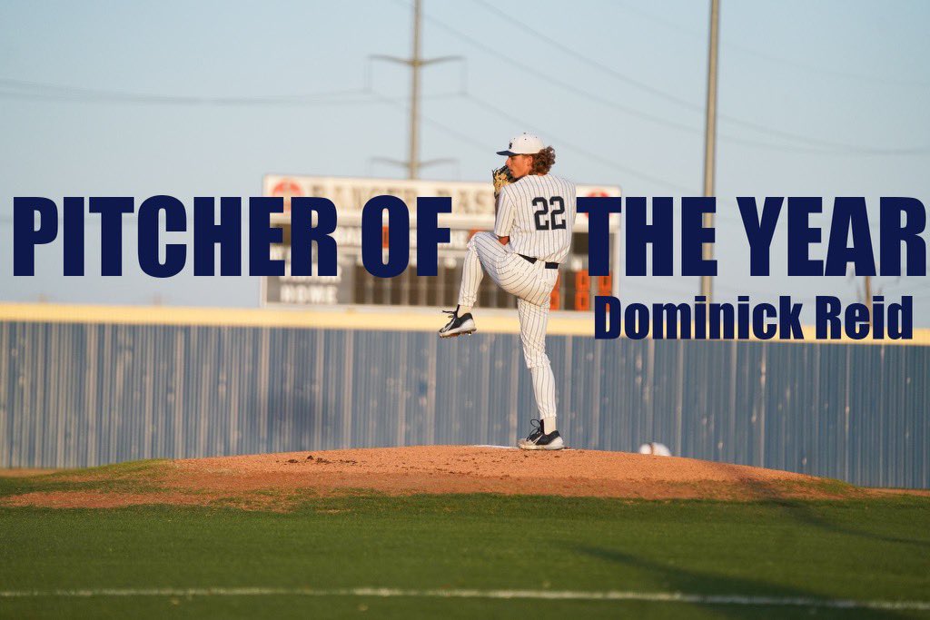 Congratulations to <a href="/DominickReid5/">Dominick Reid</a> as 9-5A Pitcher of the Year. #ProveIt #Family