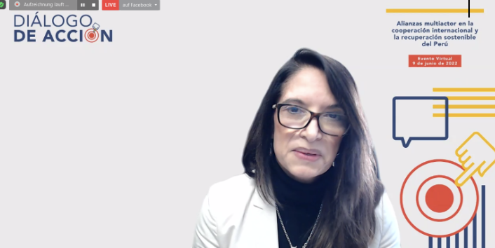 DevCooperation's tweet photo. Amb. María Eugenia Echeverría stressed that co-operation agencies have a crucial role to invite diff. development actors to work in an inclusive way on multi-stakeholder projects in the framework of the #2030Agenda
Today's #Peru #ActionDialogue: https://t.co/m49zQoqetA https://t.co/OhU4WsE9OA