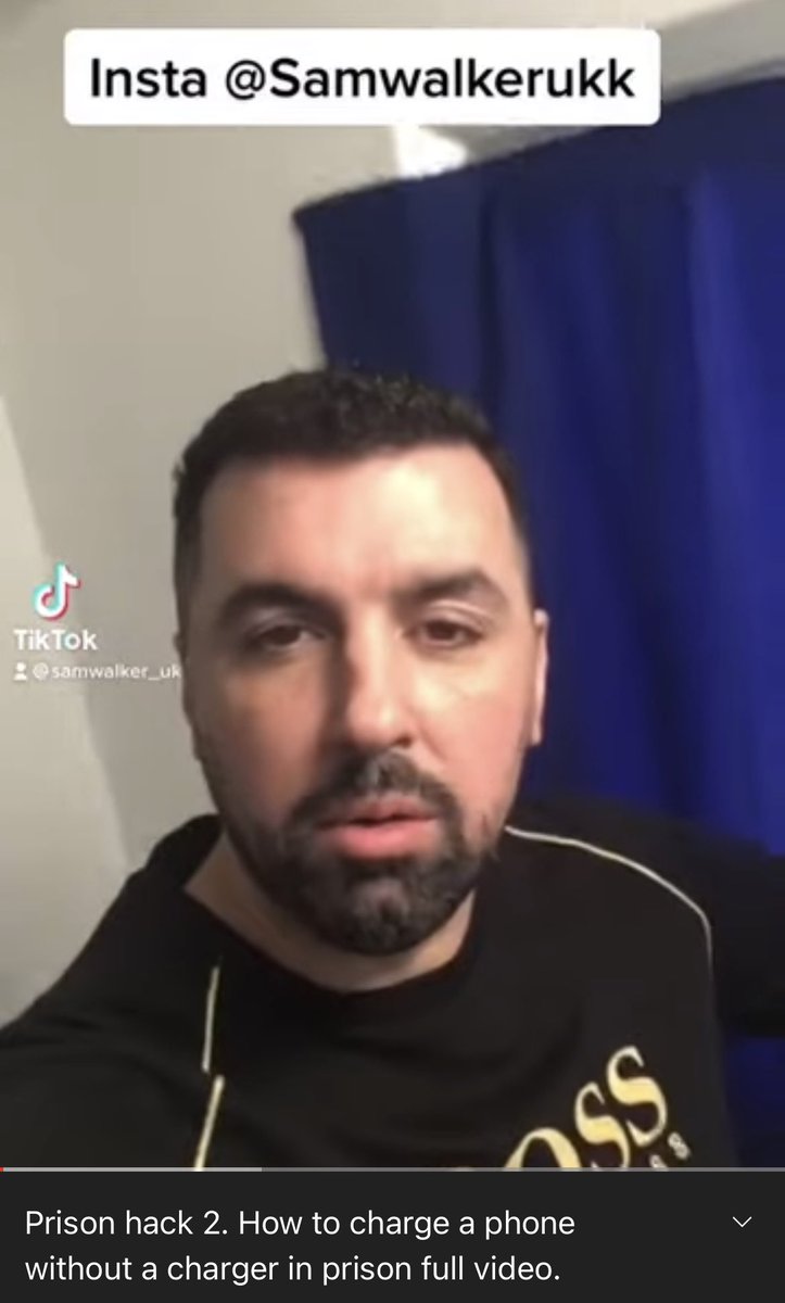SamWalkerHMP's tweet photo. Prison hacks 2. How to charge a mobile in prison with no charger. Full video now on YouTube https://t.co/HXZczCEUgT https://t.co/1hjlvMWm2o