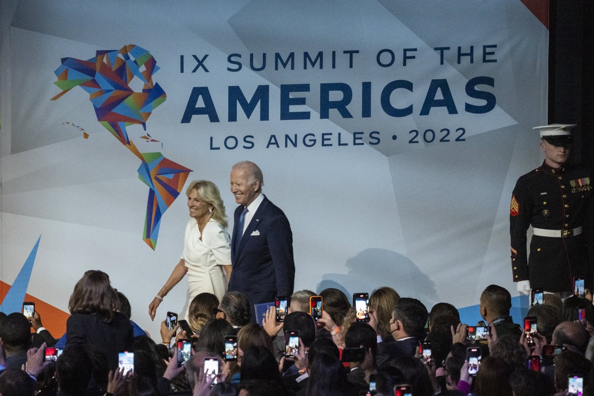We are all connected — especially in the Americas. Joe and I are excited for leaders and their spouses to join us in the beautiful City of Los Angeles for the Summit of the Americas.