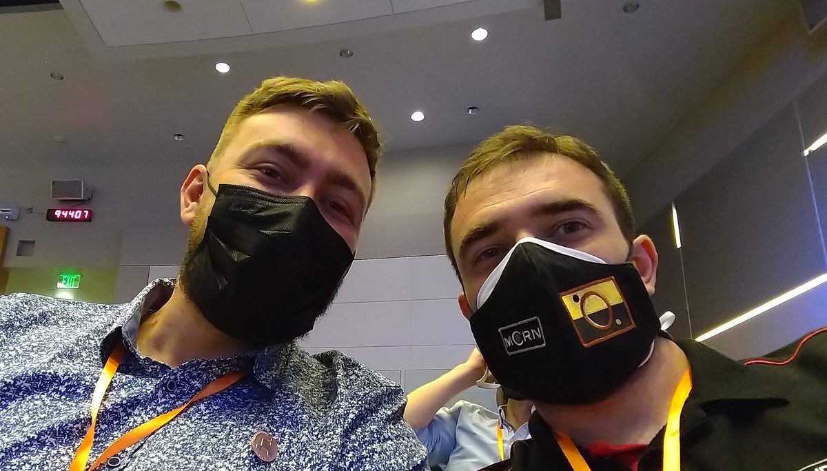 Dr. Gwénaël Caravaca 🔴 ⛏ (@gcc_mars) on Twitter photo Still at the #mars2020 team meeting, hanging out with <a href="/Exo_Geologist/">Matteo Loche</a>, hearing good science. Go SuperCam! 🔫 Pew pew on Mars! Still at the #mars2020 team meeting, hanging out with <a href="/Exo_Geologist/">Matteo Loche</a>, hearing good science. Go SuperCam! 🔫 Pew pew on Mars!