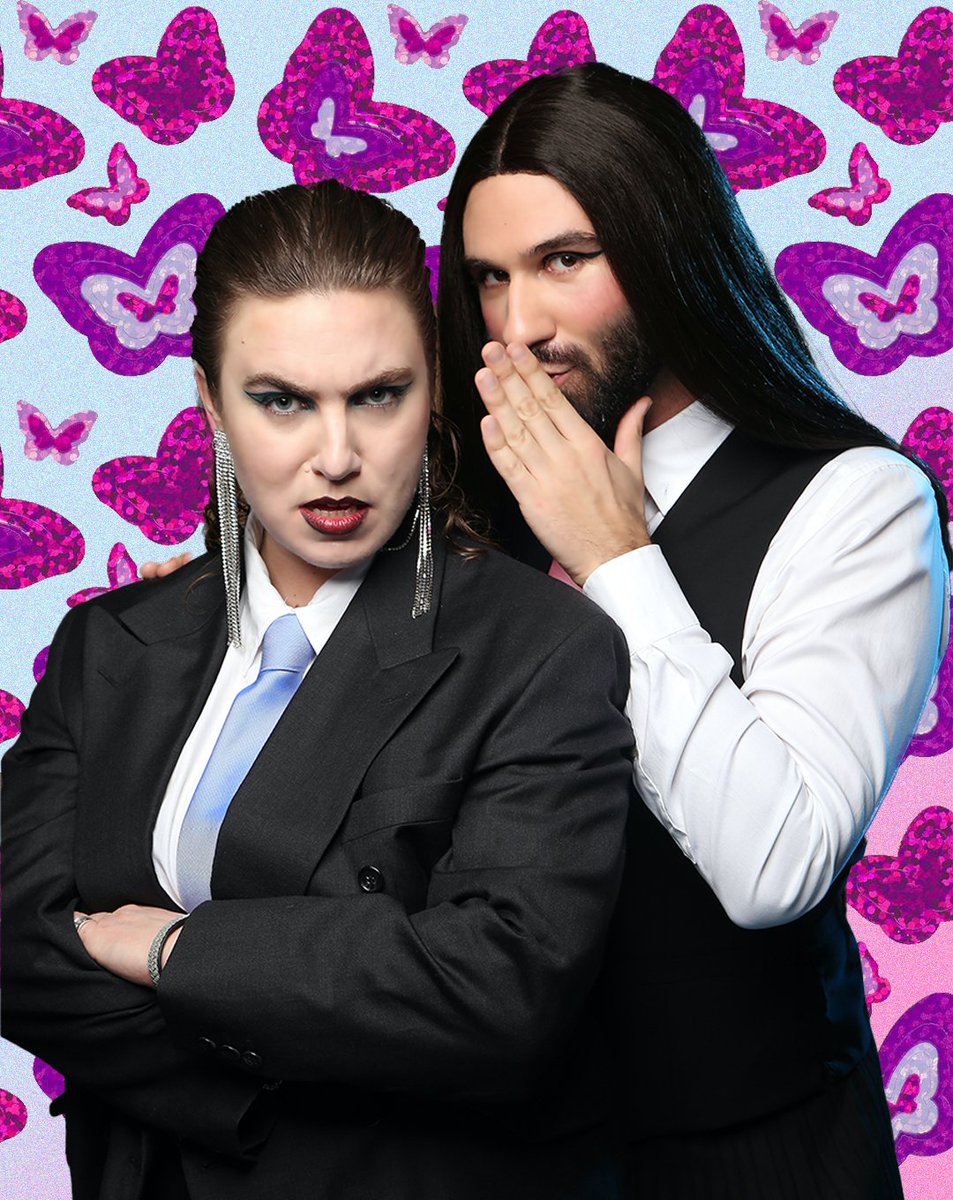 Getting our glad rags on with <a href="/crispnclassy/">CRISP&CLASSY</a> 👅

"Think of what colours and shapes that empowers you the most and go to your local charity shop and try on everything. And don’t forget to always paint your face for the back row!" ⚡ bit.ly/3tpIWYK