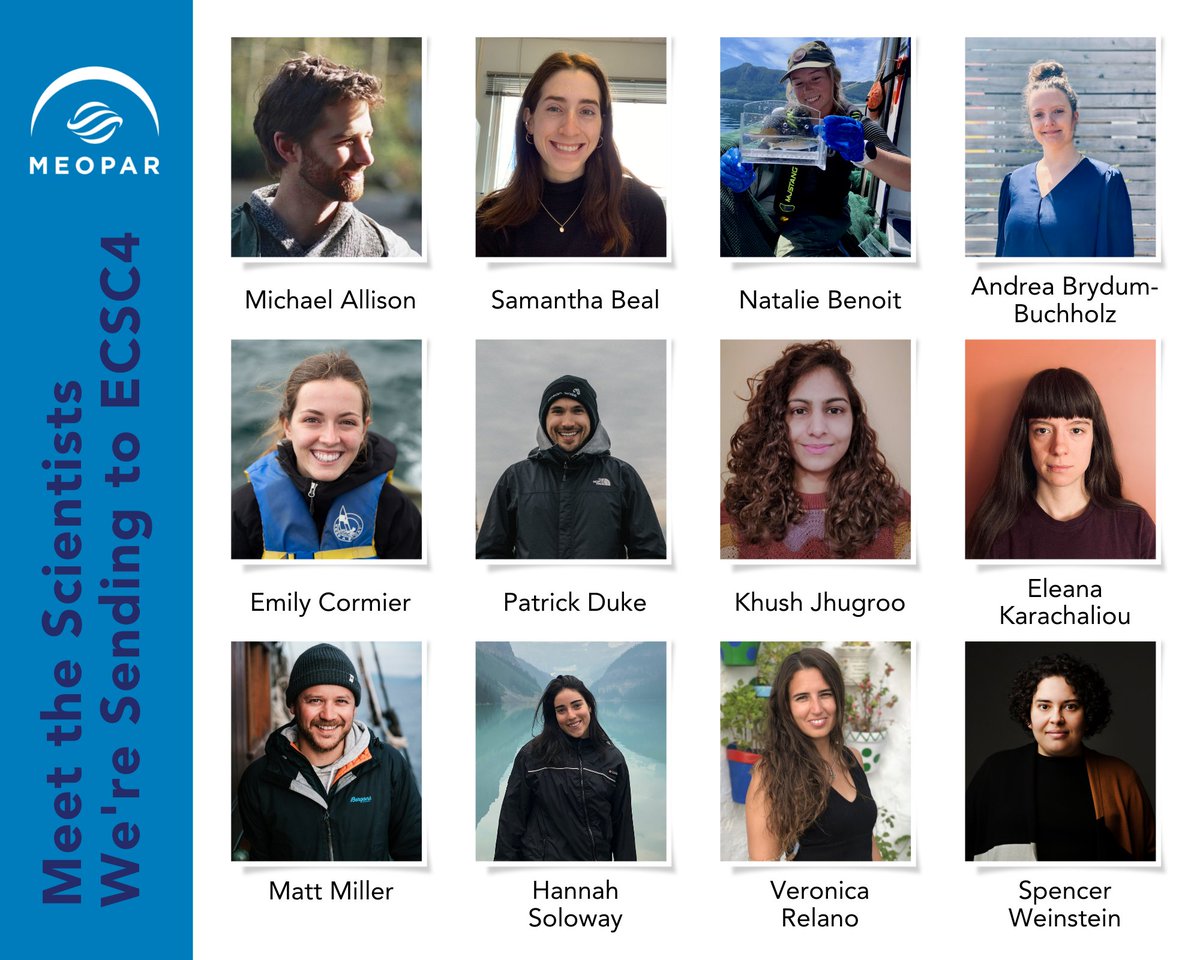 MEOPAR_Network's tweet photo. This #OceanWeek, we can announce that we're sending 20 of the next generation of Canadian marine scientists to the #ECSC4 Conference next month. Read more: https://t.co/27iD9t4bfC https://t.co/wZiLcnnU8q