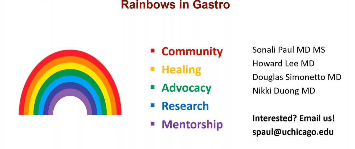 Also, please contact us about our new initiative  #RainbowsInGastro 🏳️‍🌈🏳️‍⚧️

#GITwitter #LiverTwitter #Pride  #LGBTQIA 
@spaulliver @HowardTLeeMD @DougSimonetto @doctornikkid