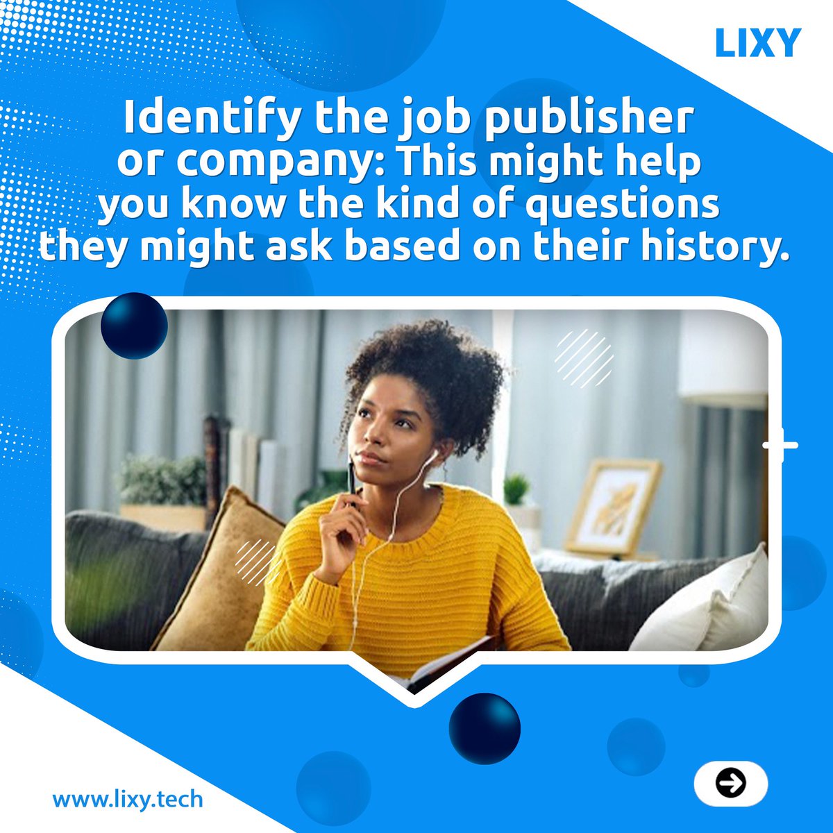 LIXY_tech's tweet photo. Preparing for a technical aptitude test can be nerve wrecking. 

But if you follow these proven steps you can rest assured that it should be much easier.

#lixy #AssessmentTests https://t.co/FlcdNTI4sI