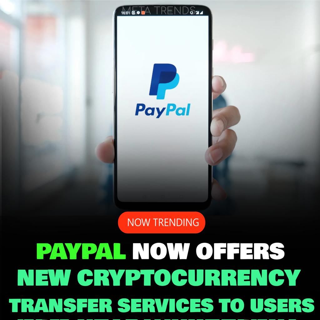 Payment Service Provider, PayPal has updated its cryptocurrency app with additional features, as a way of expanding it's crypto offering. It enables PayPal users to send and receive cryptocurrency between PayPal and other wallets.

#PayPal #crytocurrency #wallets