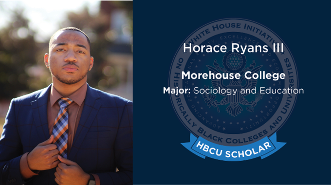 WHI_HBCUs's tweet photo. Congratulations, Horace Ryans III, @Morehouse https://t.co/FqzvgKDR20
