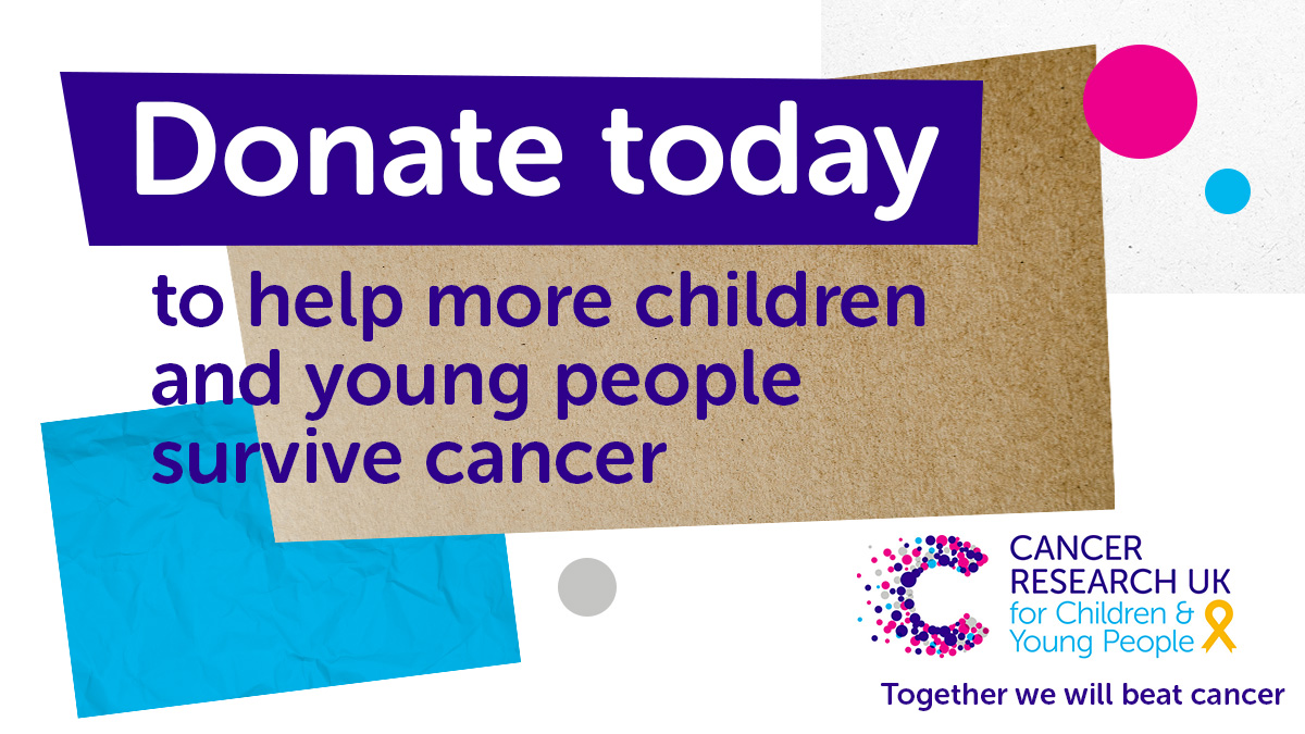 Around 500 young lives are lost to cancer in the UK each year. Donate today help more children and young people survive: bit.ly/3NHMEEH ❤ #CRUKYoungPeople