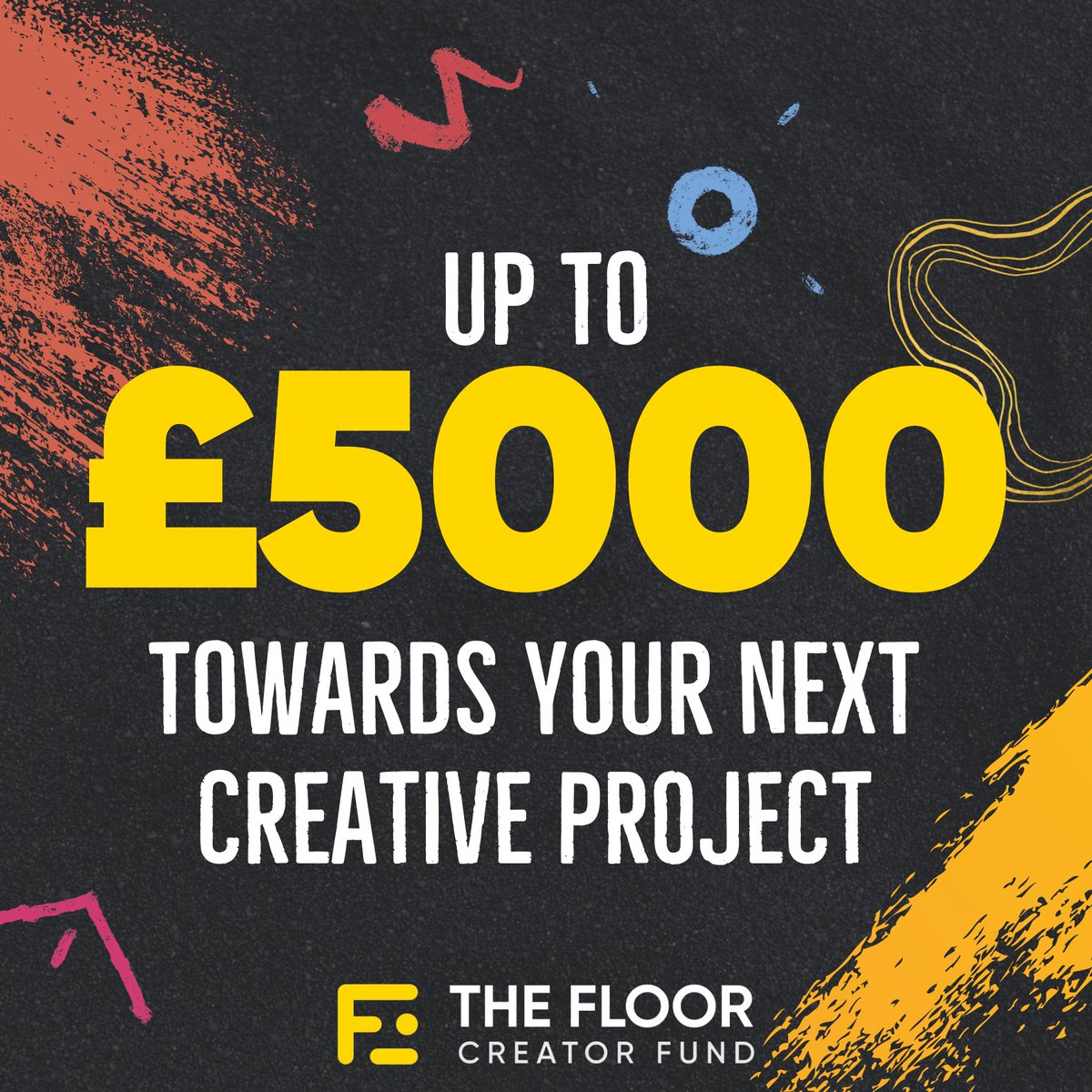 *A WEEK TO GO* ​Incase you hadn't already heard, creators on our platform can now request up to £5000 to support an upcoming creative project 🤯  thefloor.com/creator-fund
