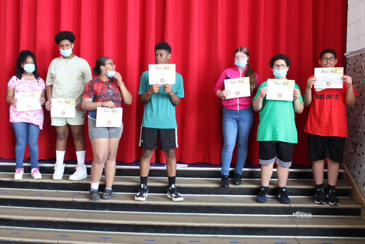 hsayoungstown's tweet photo. Our end of year ceremonies for all the Merit & Honor Roll Students. So proud of the hard work our Scholars put in this year! These are our 6th & 7th Graders. #weareconcept #hsayoungstown #STEM #youngstown #meritroll #honorroll https://t.co/nfYFldmPTX