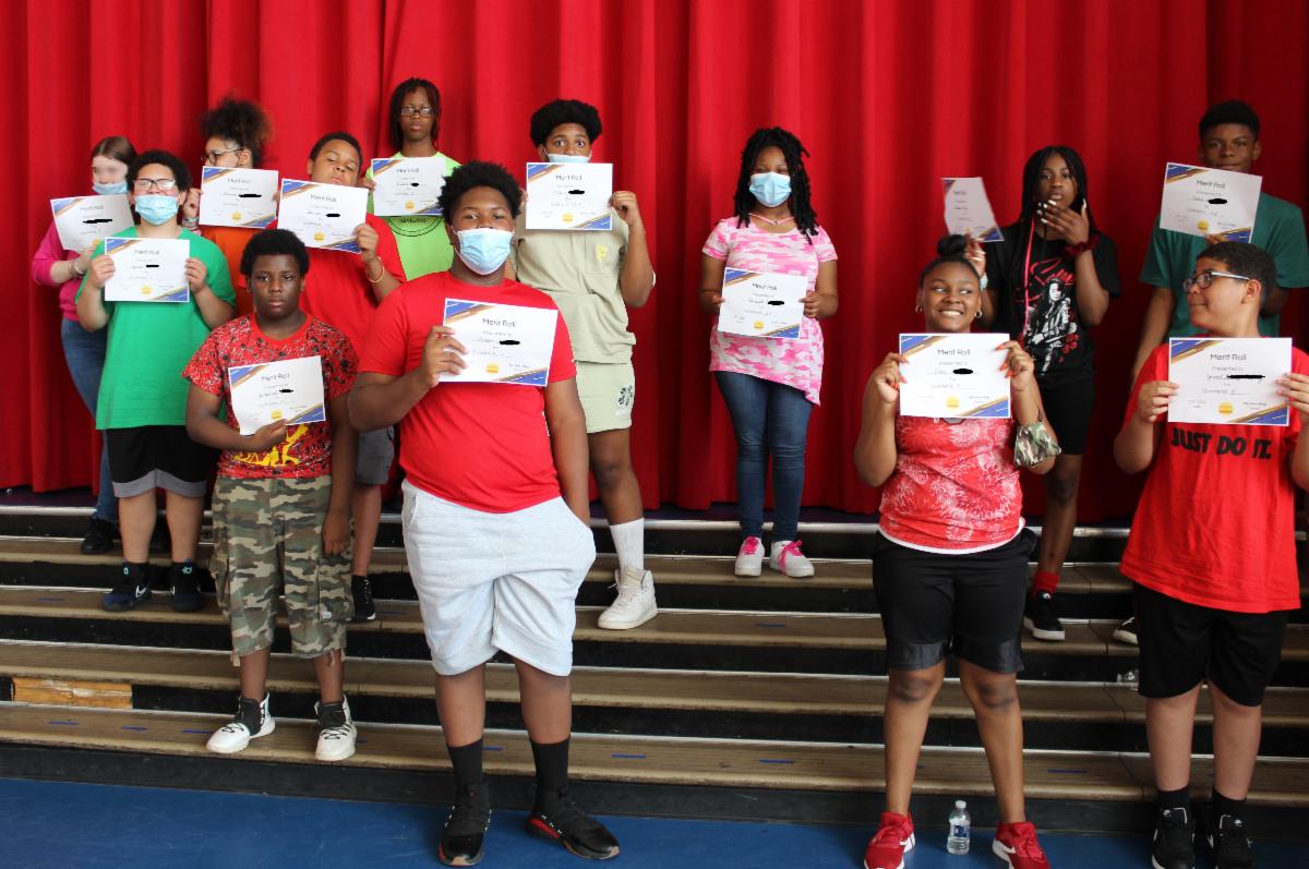 hsayoungstown's tweet photo. Our end of year ceremonies for all the Merit & Honor Roll Students. So proud of the hard work our Scholars put in this year! These are our 6th & 7th Graders. #weareconcept #hsayoungstown #STEM #youngstown #meritroll #honorroll https://t.co/nfYFldmPTX