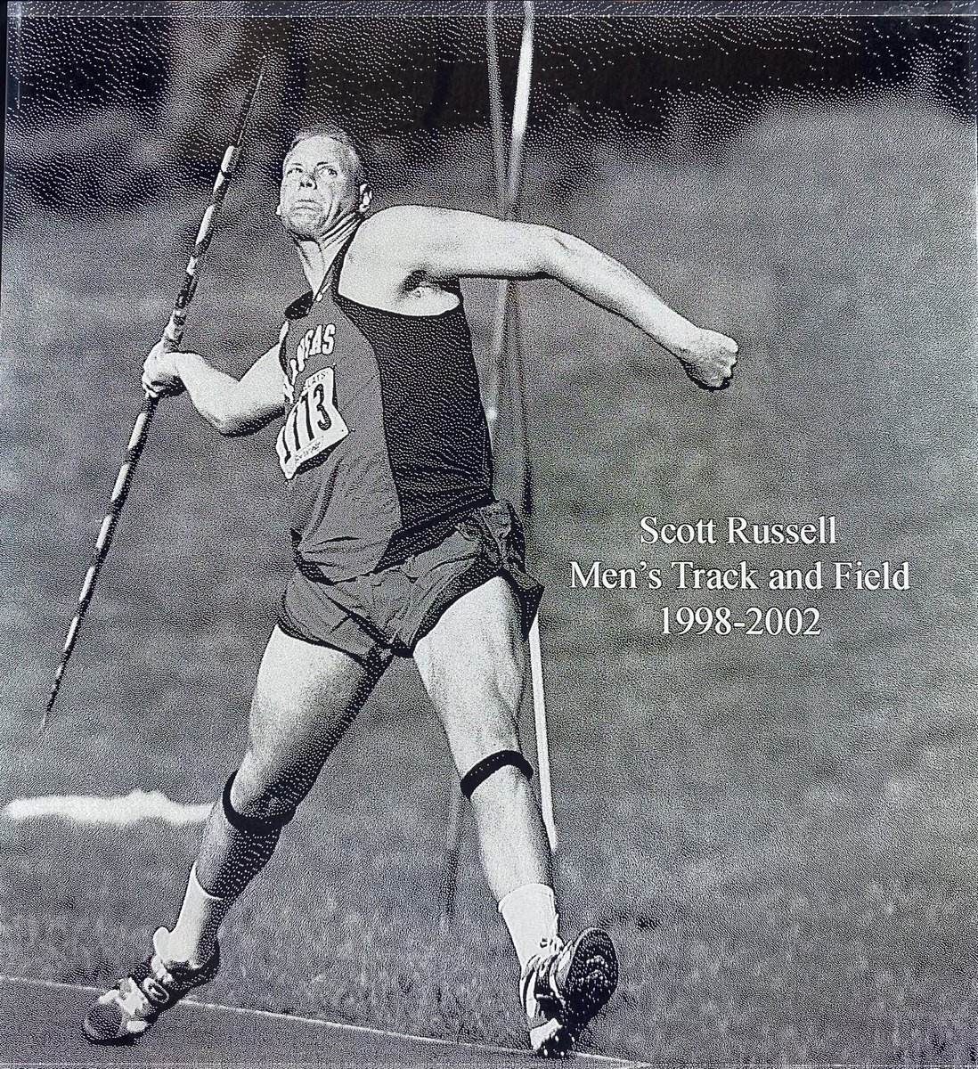 CoachWardlow's tweet photo. Took a detour with Mason this morning after @KUSwimDive campβ¦had to take a picture of the LEGEND @BLHSTrackField #KUHOF https://t.co/AsAT70c3NR
