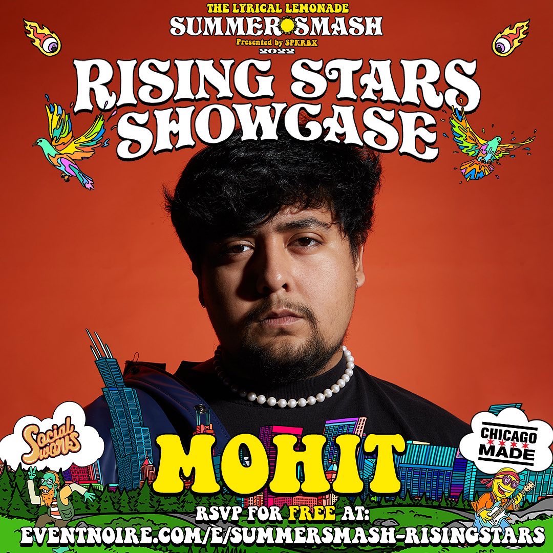 SocialWorks's tweet photo. MOHIT is taking the stage this Saturday 6/11 at the #RisingStarsShowcase! Will he make it to the main stage at @thesummersmash?! Come find out and help our judges decide. https://t.co/fRQUv2vekL