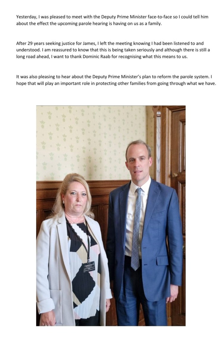 So yesterday I was able to meet up with the Deputy Prime Minister @DominicRaab