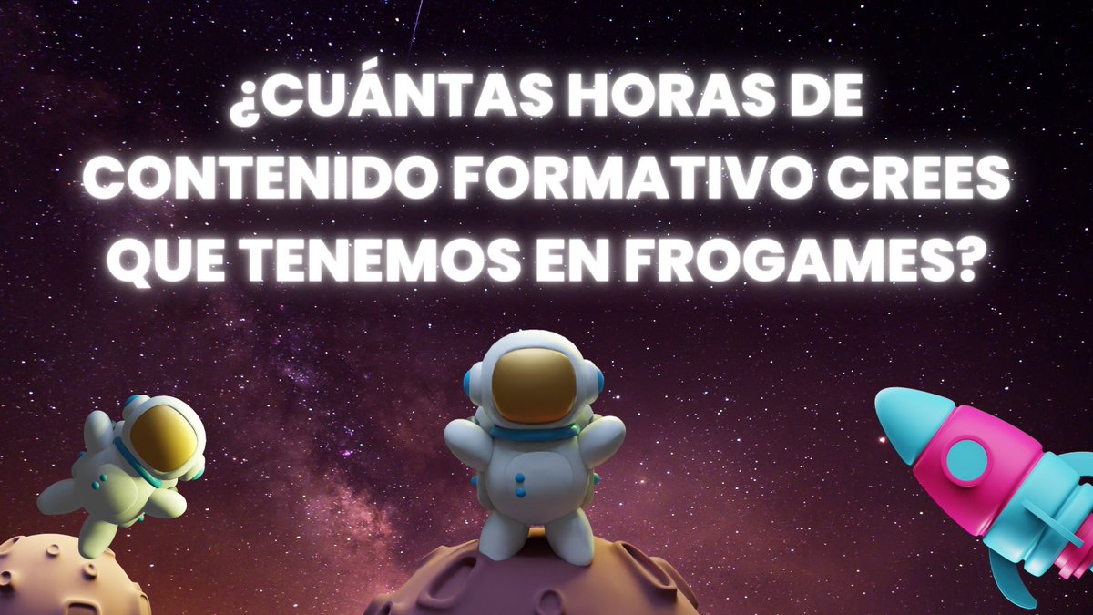 Joan_By's tweet photo. ¿Cuántas HORAS de contenido formativo crees que tenemos en Frogames?

Tenemos cursos de #programacion, #unity, #UE5, #inteligenciaartificial, #machinelearning, #desarrollo de #apps y #web, #ciberseguridad, #datascience y más (+ de 90 cursos).

¡Dínoslo en los comentarios!
👇👇👇 https://t.co/TkX4FZEhKn