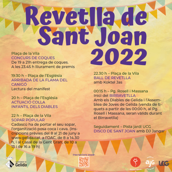 AjuntamGelida's tweet photo. 💥  S'acosta la Revetlla de Sant Joan a Gelida!

📎 Consulta el programa d'actes a https://t.co/64lx76WuoS https://t.co/cxyUqSIHqe