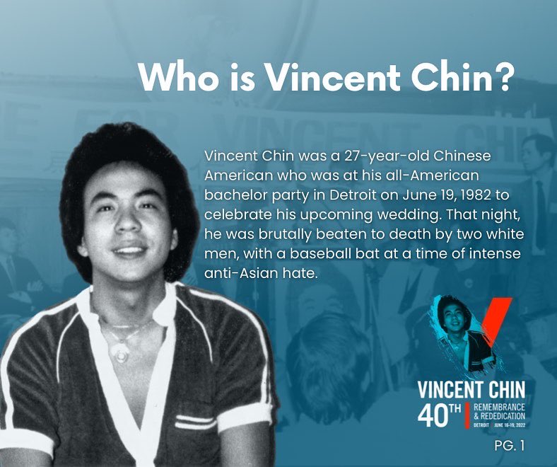 taaforg's tweet photo. Who is Vincent Chin? @vincentchinlgcy 

#VincentChin40 
#RememberingVincentChin
#VincentChinMomentToAAPIMovement https://t.co/31PDYdxm3m