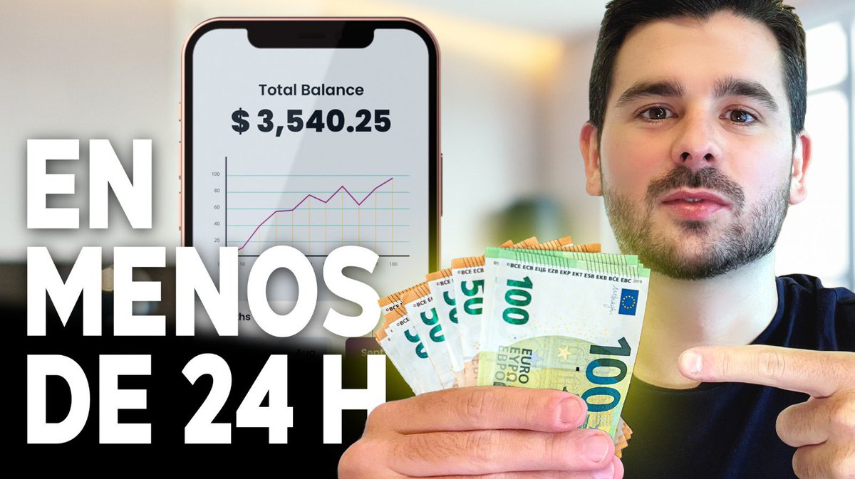 ➡️ Nuevo vídeo: Como generar tus primeros ingresos online en menos de 24 horas

youtu.be/n3P34ZoC5T0

🏆 Sorteo 300€ por paypal (en 3 premios) entre todos los RT de este tuit
