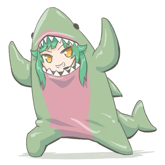 サメスーツ#ヒスイワークス 