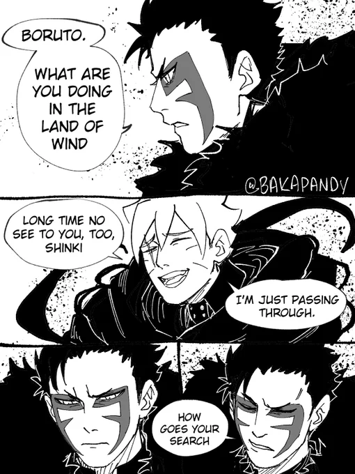 (2/3) The scenario is based on nothing but the series prologue and the assumption that Kawaki eventually goes rogue. 