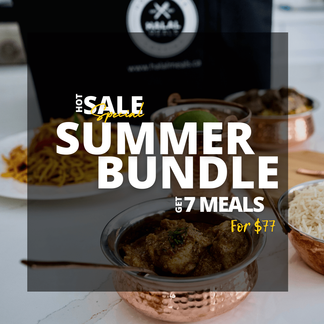 Get our limited edition 'Summer Bundle', 7 Meals for $77!☀️

Order Now 📲
#Toronto #Halal #Food #MealPrep #Delivery