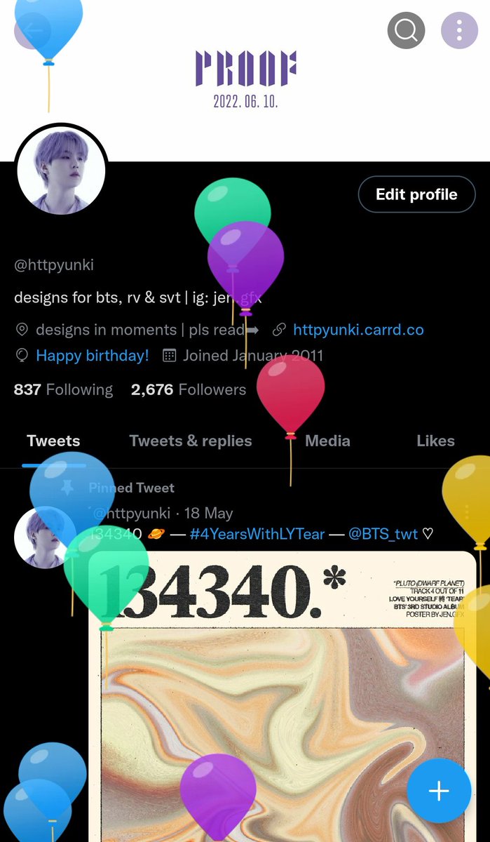 httpyunki's tweet photo. #HappyJenDay & #BTS_PROOF D-DAY! 😋🤍 https://t.co/z9QYLZnUbT