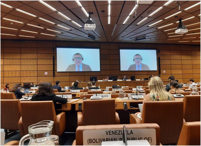 abae_ve's tweet photo. Venezuela dice presente en el 65º periodo de sesión de la Comisión sobre la Utilización del Espacio Ultraterrestre con Fines Pacíficos, a través de la participación del Presidente de la @AbaeVzla Adolfo Godoy.
#UNOOSA #COPUOS65 @EmbaVEAustria #9Jun #VenezuelaYArgeliaUnidas https://t.co/aXUil2GtJw