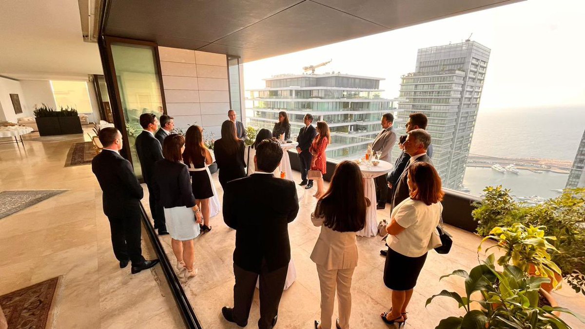 AliBaris_Ulusoy's tweet photo. It was a pleasure to host last evening at the Embassy residence a “welcome back” reception for the Lebanese diplomats who have recently returned from 🇹🇷 where they joined a training program organized by @DiabAkademi at @MFATurkiye last week.

Ahlan wa sahlan! / Hoşgeldiniz!

🇹🇷🇱🇧 https://t.co/pzKnQzGDLt