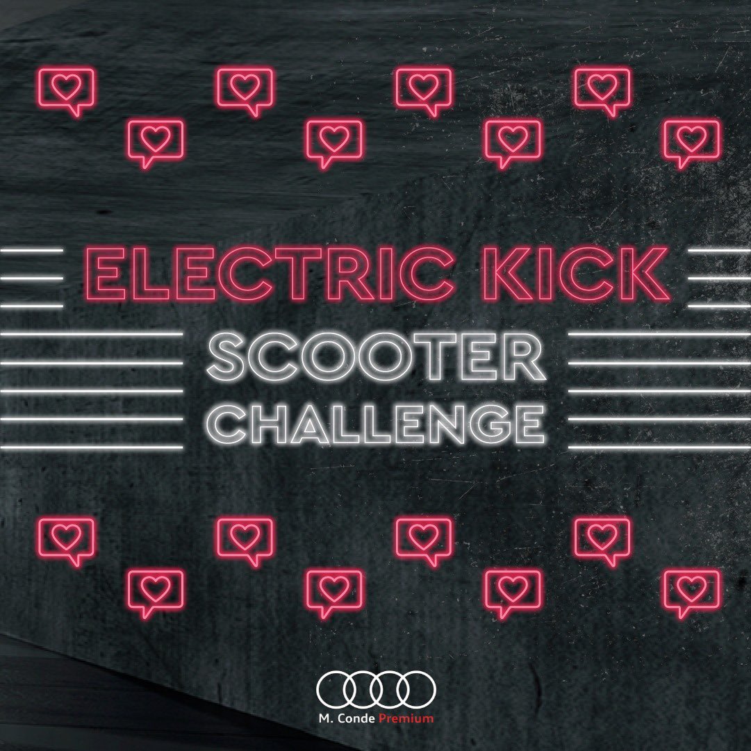 mcondepremium's tweet photo. 💢 🅢🅞🅡🅣🅔🅞 💢

⭕️⭕️🛴⭕️⭕️

Desde #MCondePremium estamos buscando a 10 valientes para superar el #Challenge para llevarse este scooter de Audi tan majo. 👋🏻🛴😏

#SOLOPUEDEQUEDARUNO

Para participar entra en: https://t.co/tdPd3RfrvF

#Sorteos
#Concursos #movilidadurbana https://t.co/jVRynDczpU