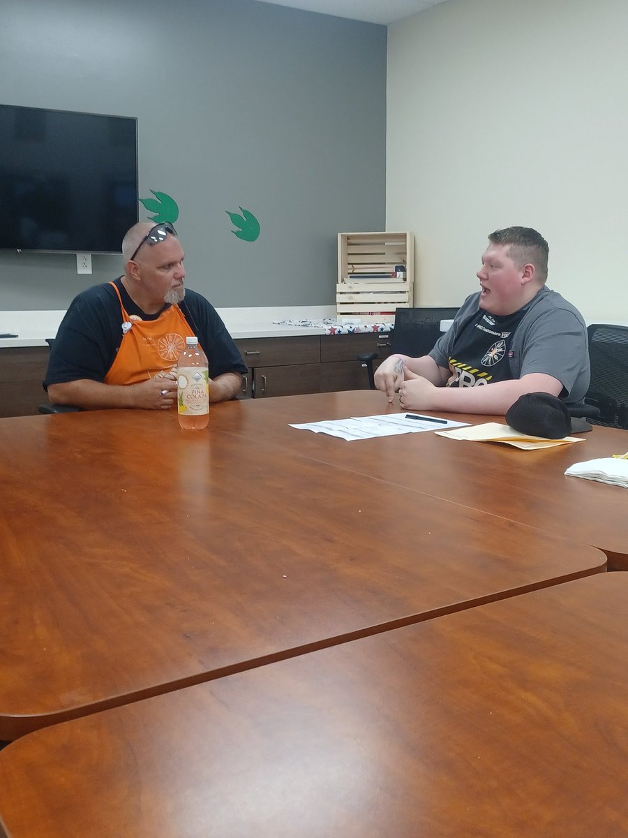 Collin developing Chris with his development blueprint. Great seeing a leader take time for his associates!!!