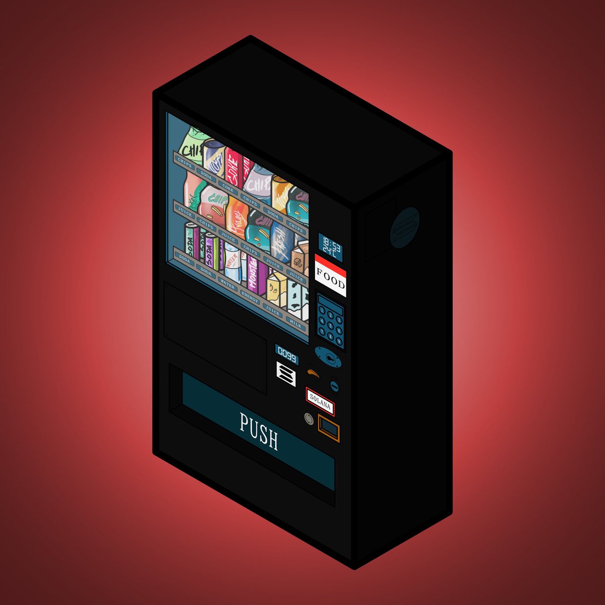CVMnft's tweet photo. Basic color but I love this machine 

#nft #art #NFTCommunity #NFTs #NFTProject #SolanaNFTs #Solana #nftart #machine #vendingmachine #blockchain https://t.co/3cgTtpUAtZ