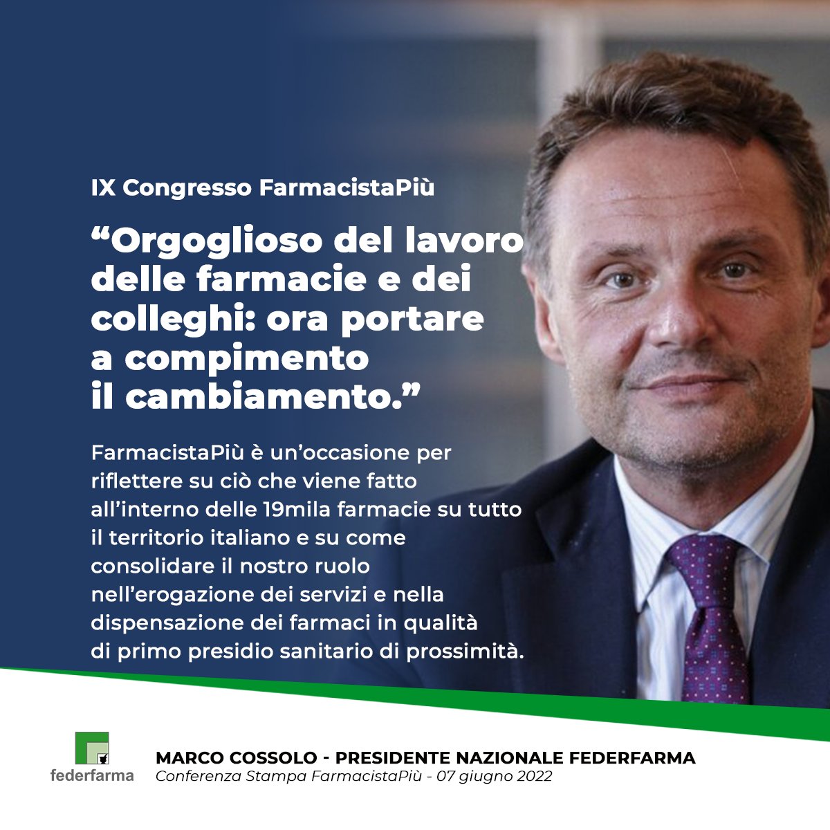 FederfarmaITA's tweet photo. A #FarmacistaPiu il comune denominatore per le associazioni che rappresentano i #farmacisti e le #farmacie italiane: non lasciare nessuno indietro e portare a compimento l’evoluzione della #farmacia avviata negli ultimi anni. Rivedi la conferenza stampa https://t.co/bdonGVhDD6 https://t.co/SjzNZIZaJD