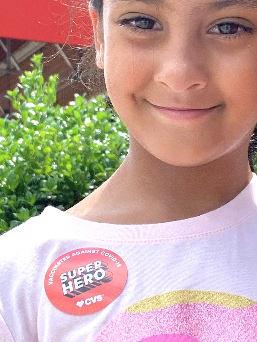 If our 5 year old can do it, so can you.  

Get vaccinated, get boosted, and smile.  

#vaccineswork #thankyouscience