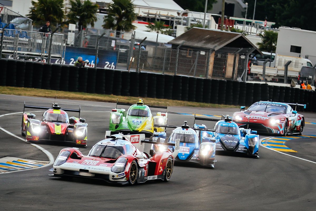Traffic jam!!! Major congestion at Ford Chicane before qualifying last night. A few bits of contact too.

One to watch for Hyperpole #HagertyRLM #LeMans24