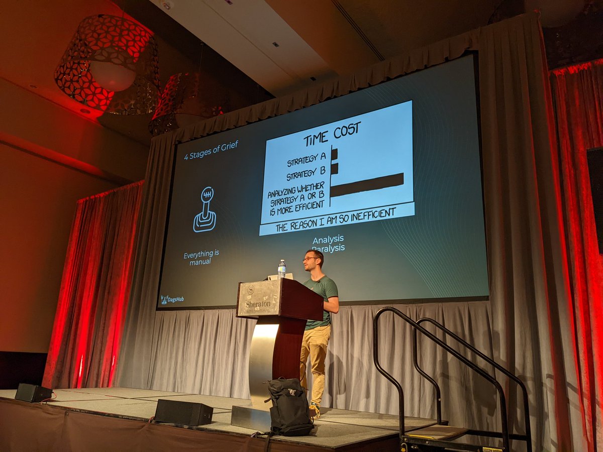 SarahKSun's tweet image. Come join me!!  I&apos;m MC-ing in the BEST FUNNEST ROOM EVER at #MLOpsWorld2022!! I even have bad data science jokes ;)