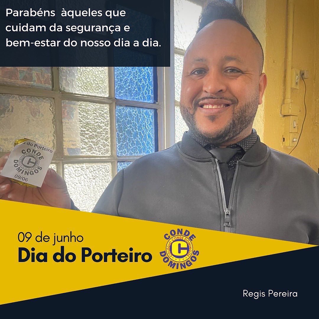 ccondedomingos's tweet photo. Feliz Dia Do Porteiro - 9 de junho 💙

#diadoporteiro #averdadeiraescoladavida https://t.co/RlCgH2qXwN